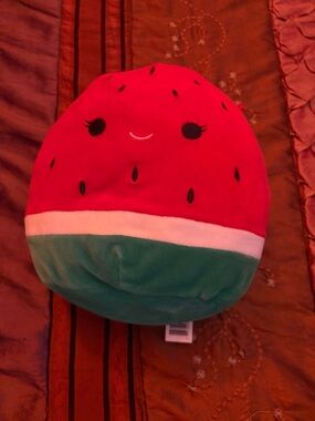 Squishmallows Red Pink Green Watermelon Plush